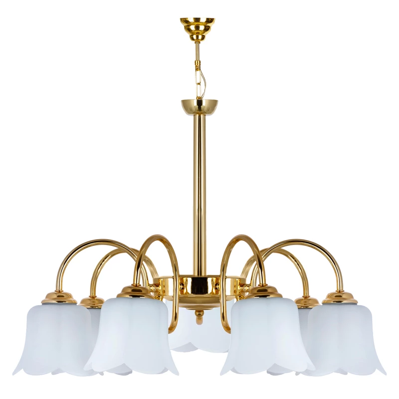 لوستر 7 شعله چشمه نور کد 809.7-کروم