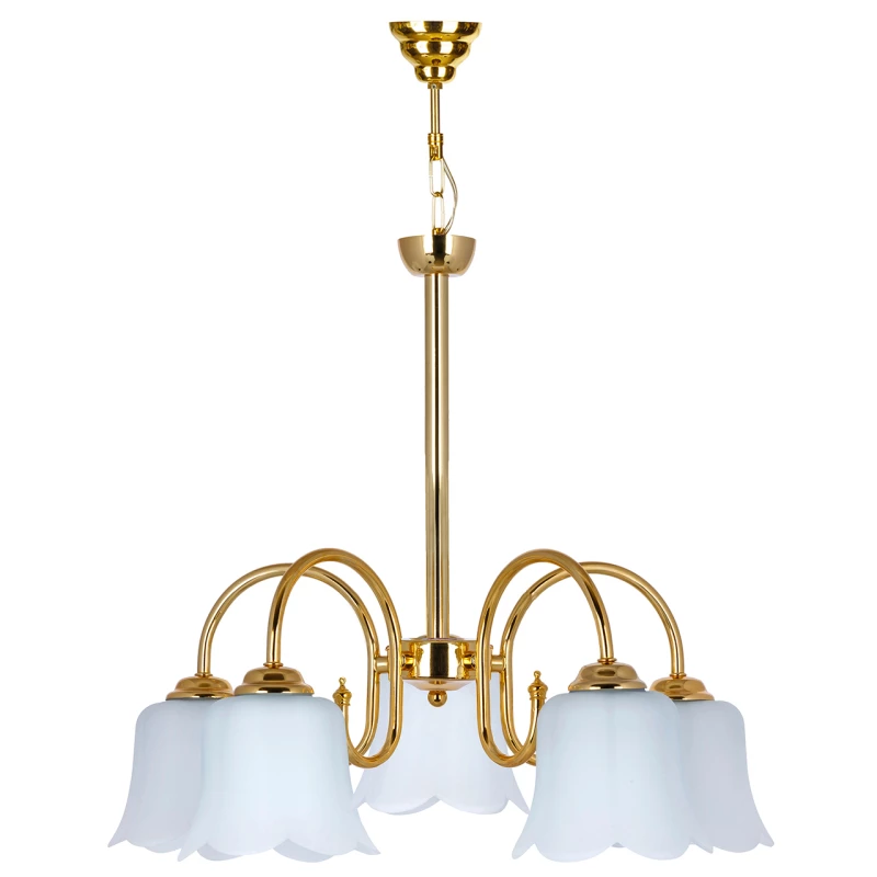 لوستر 5 شعله چشمه نور کد 809.5-کروم