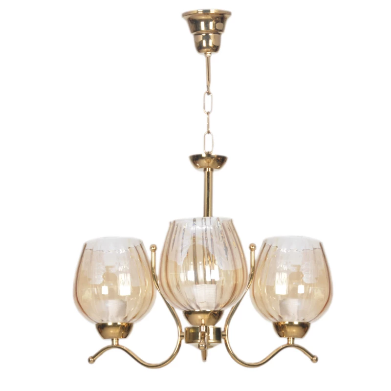 لوستر سه شعله چشمه نور کد AB804-3-طلایی لوستر سه شعله چشمه نور کد AB804-3-طلایی