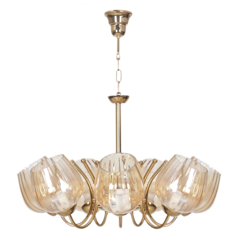 لوستر هفت شعله چشمه نور کد AB805-7-طلایی لوستر هفت شعله چشمه نور کد AB805-7-طلایی