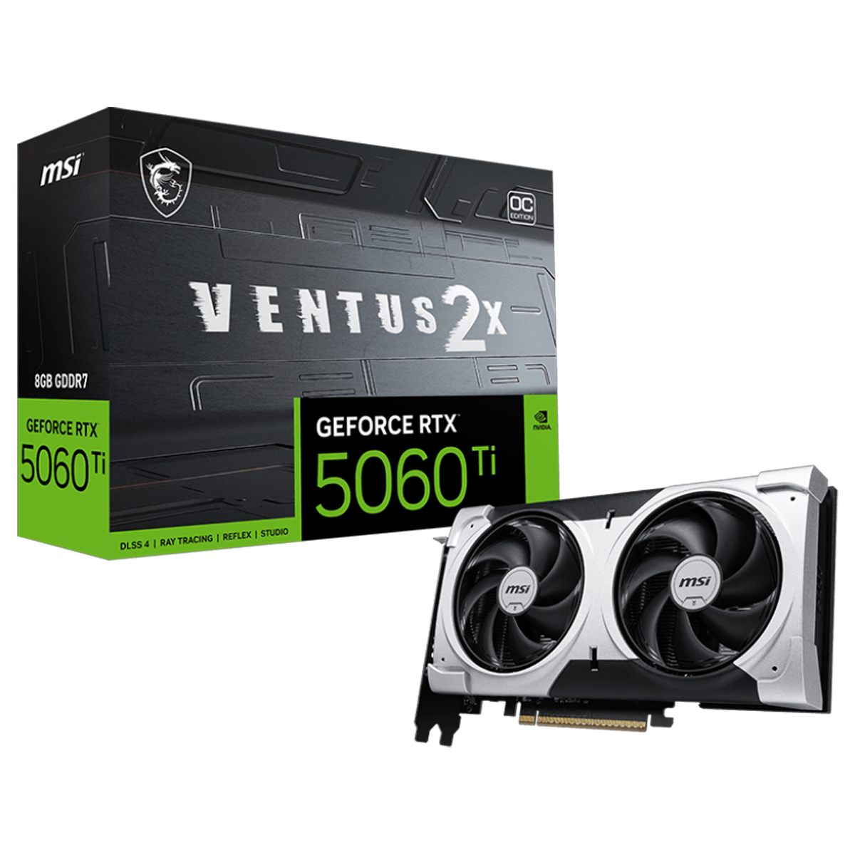 کارت گرافیک ام اس آی مدل MSI RTX 5060 Ti 8G Ventus 2X OC Plus
