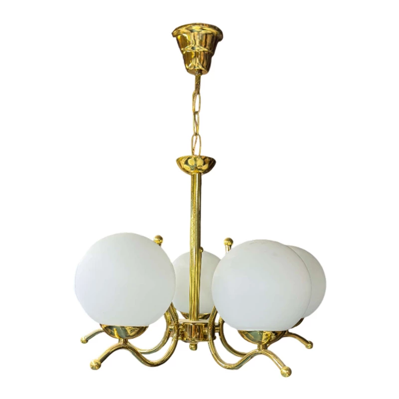 لوستر 5 شعله چشمه نور کد 8995-طلایی