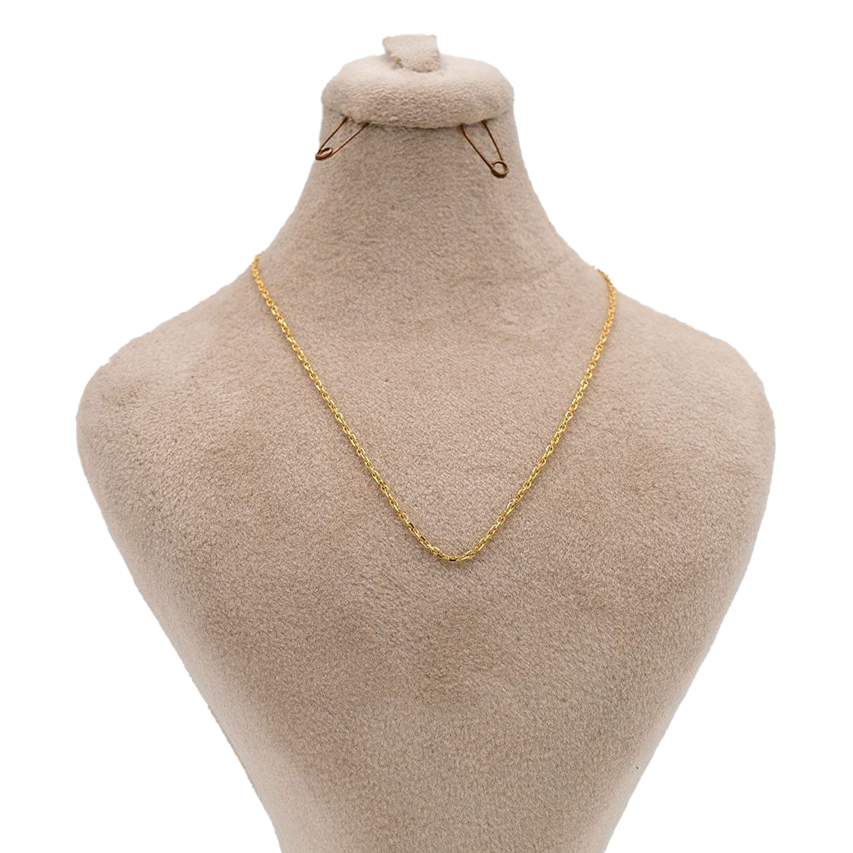 زنجیر طلا زنانه گالری طلا عرفان مدل فلامینگو طول 46 سانتی متر-2.85