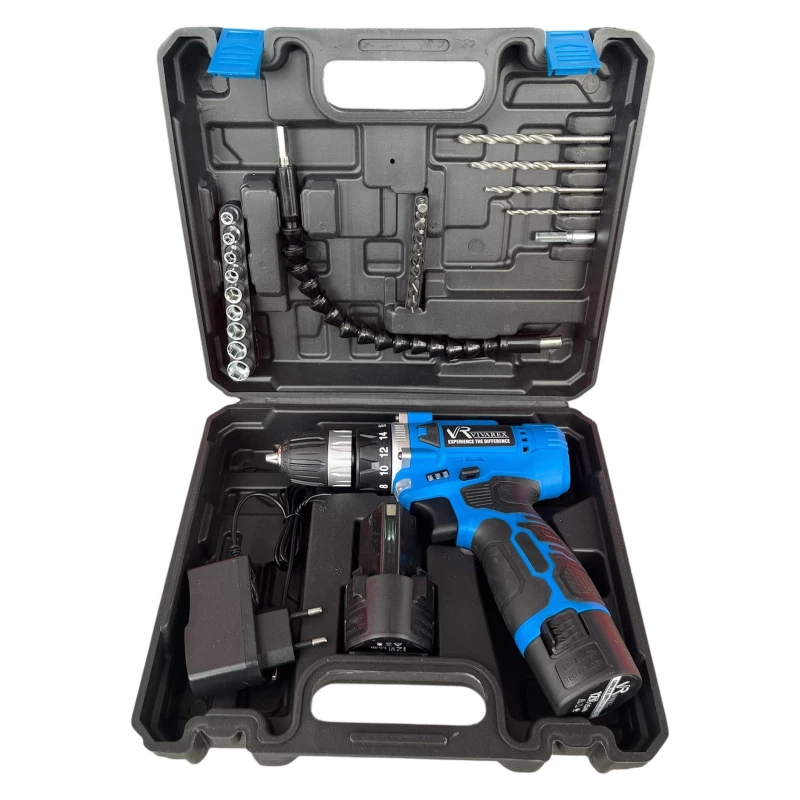 مجموعه 30 عددی پیچ گوشتی شارژی ویوارکس مدل VR1210V-22A-چند رنگ 