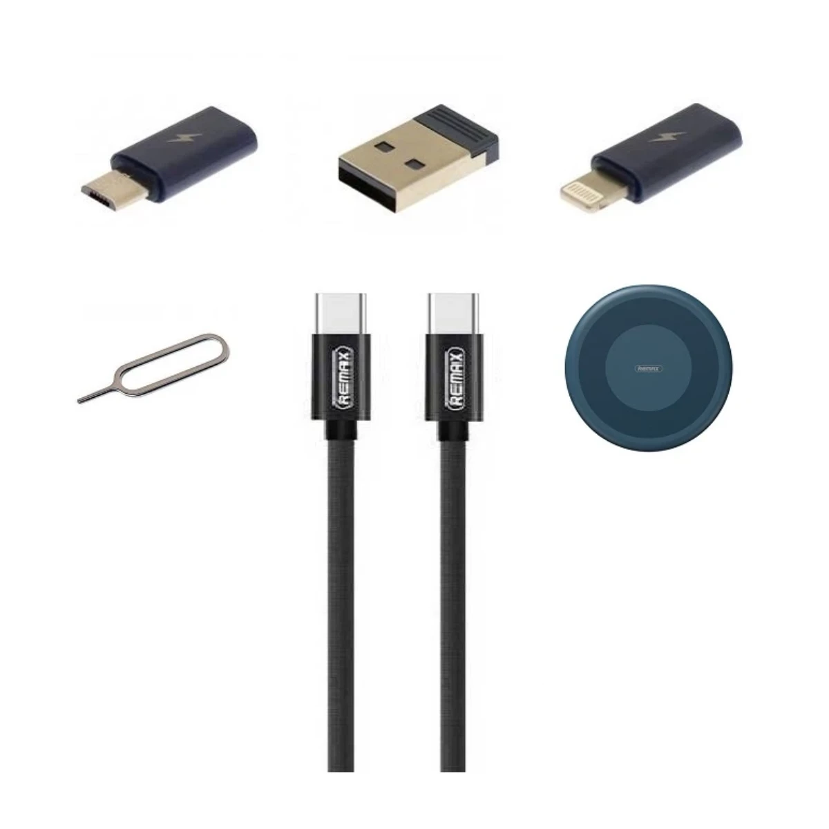 مجموعه لوازم جانبی موبایل ریمکس مدل RC-190-سفید