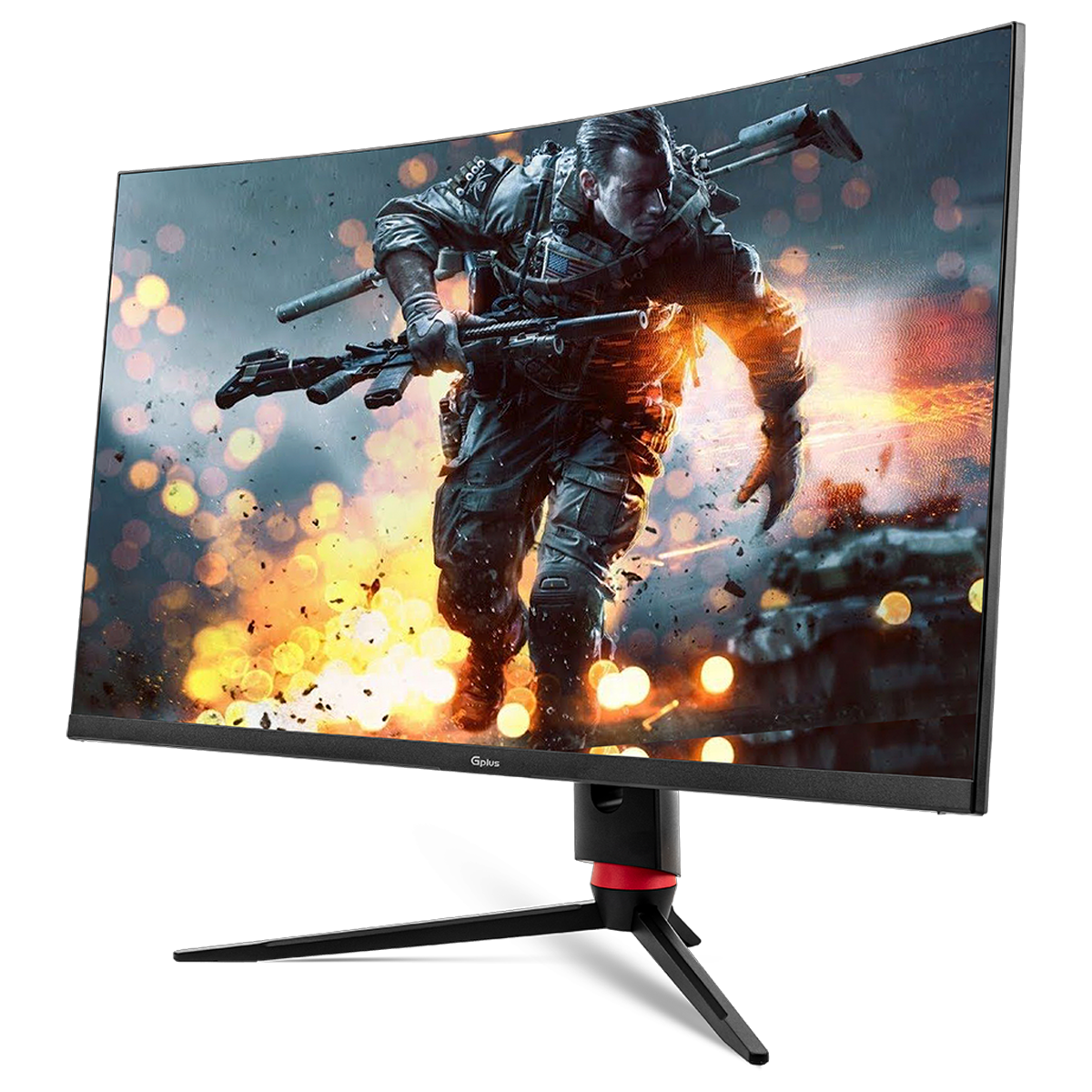 مانیتور گیمینگ خمیده جی پلاس مدل GGM-L349QN سايز 34 اينچ