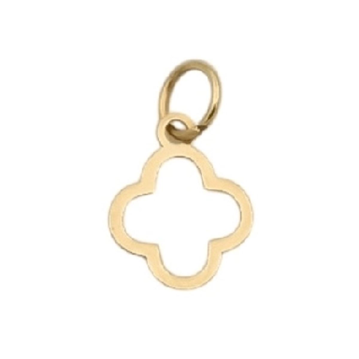 پلاک طلا 18 عیار زنانه اپال گلد مدل ونکلیف توخالی کد 00235-0.30