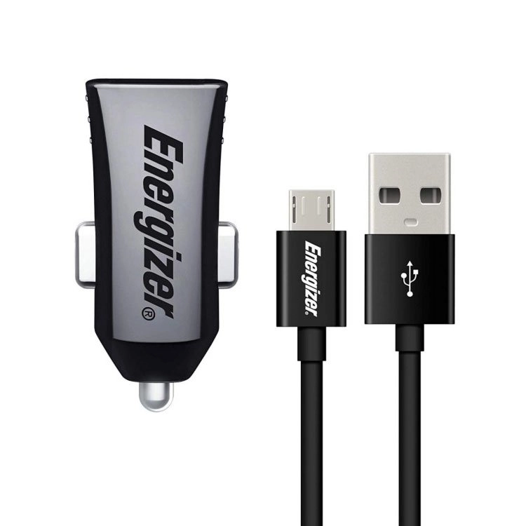 شارژر فندکی انرجایزر مدل DCA1ACMC3 به همراه کابل MicroUSB