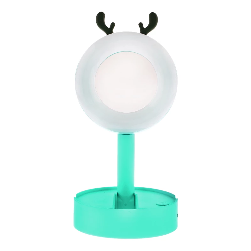 آینه آرایشی رینگ لایت دار مدل S-03-سبز روشن