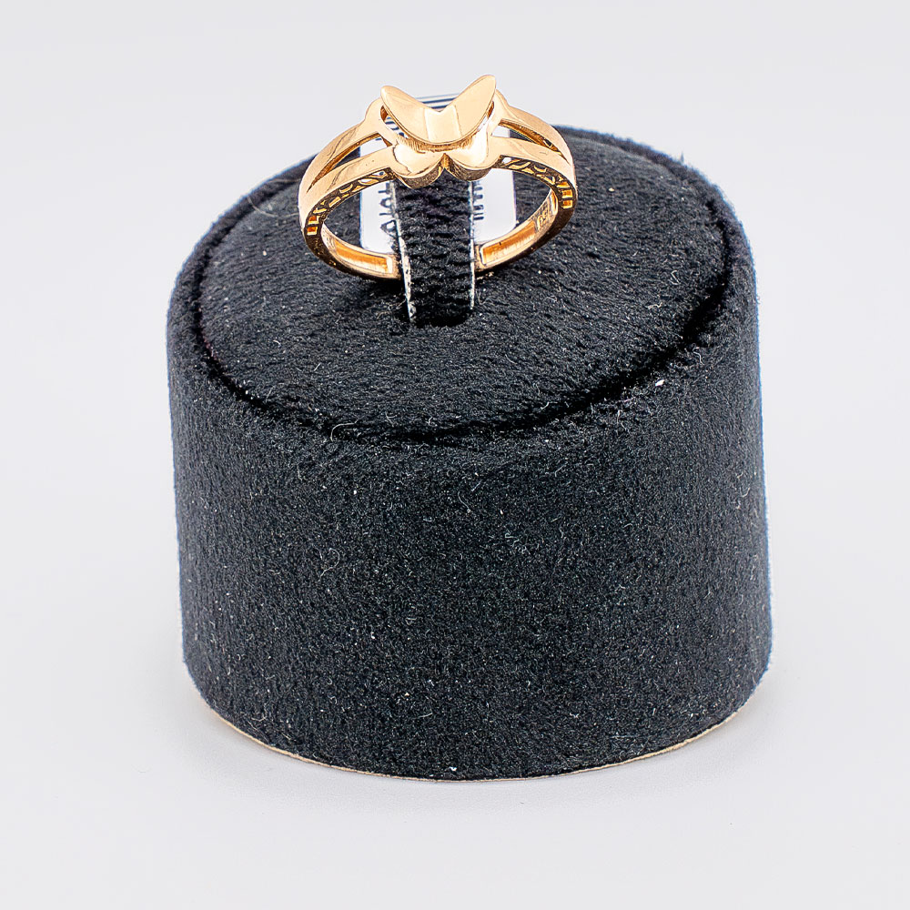 انگشتر طلا 18 عیار گالری طلا عرفان زنانه مدل مینیمال کد 4673