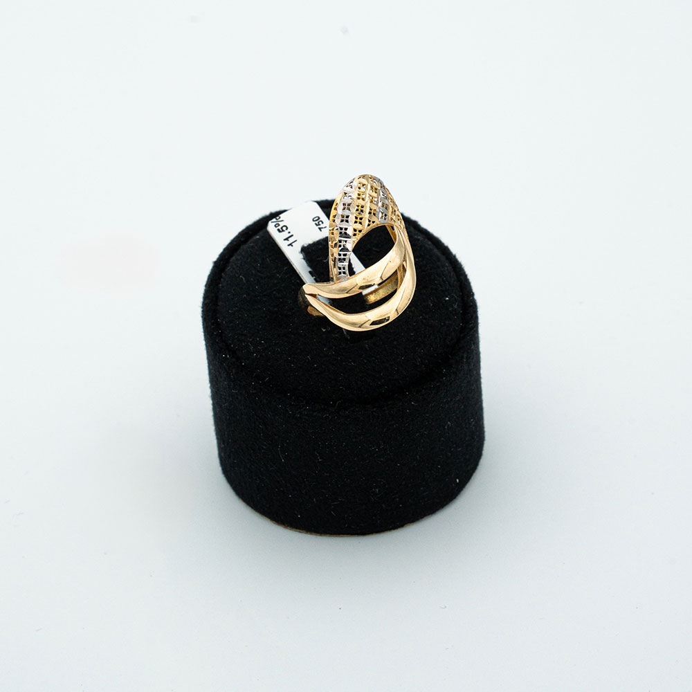 انگشتر طلا 18 عیار گالری طلا عرفان زنانه مدل ROZA کد 3627