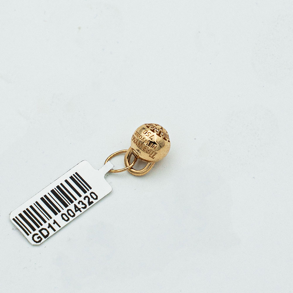 پلاک طلا 18 عیار گالری طلا عرفان تیفانی مدل قفل کد 4320