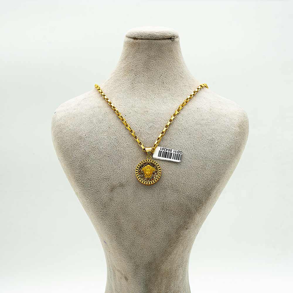 پلاک طلا 18 عیار گالری طلا عرفان ورساچه کد 4295