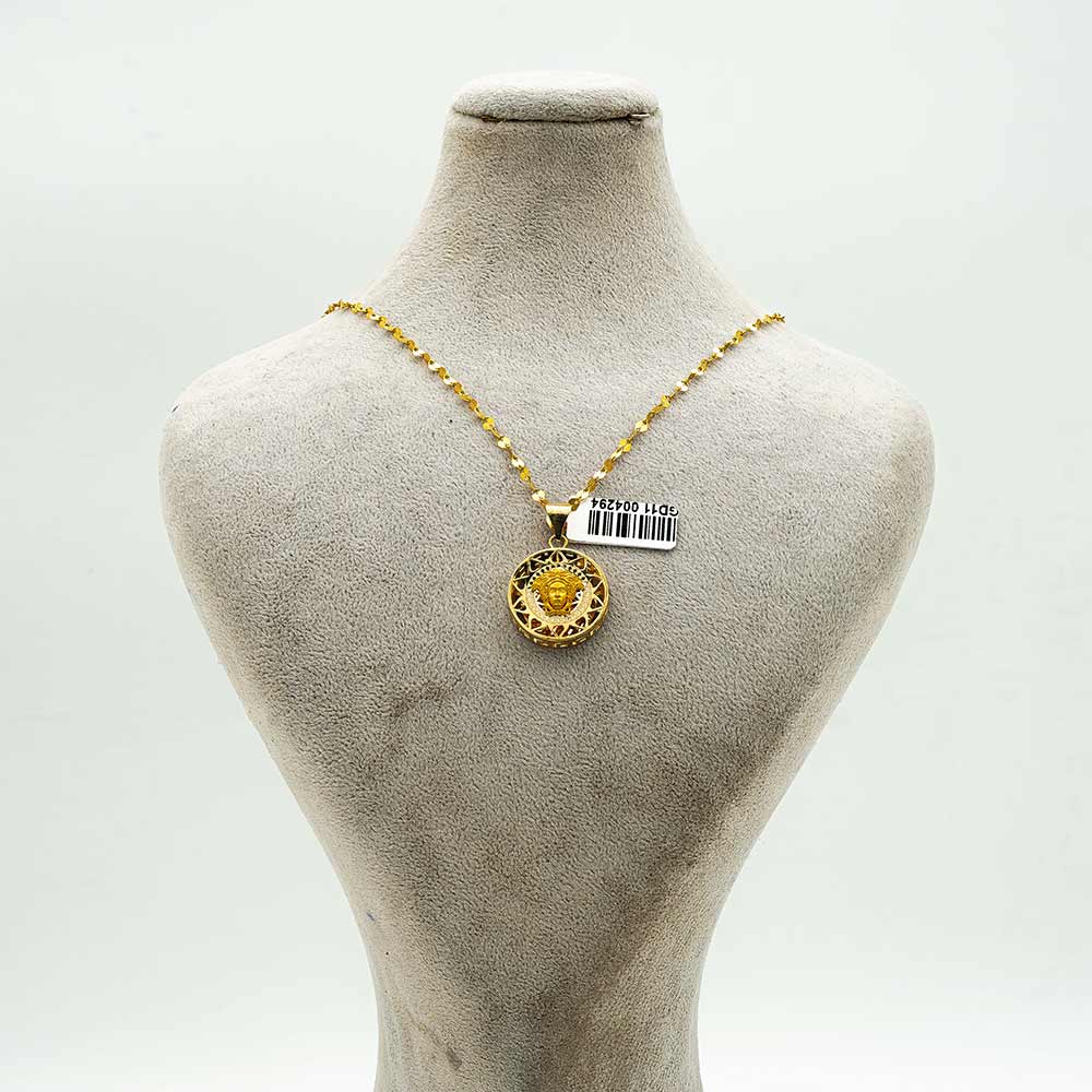 پلاک طلا 18 عیار گالری طلا عرفان ورساچه کد 4294