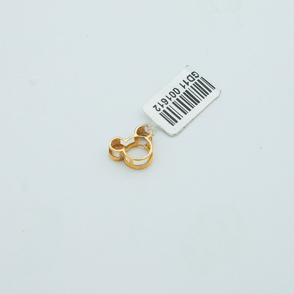 پلاک طلا 18 عیار گالری طلا عرفان مهر کد 1612