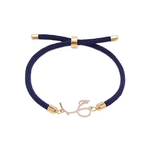 دستبند طلا 18 عیار دخترانه شمیم گلد گالری مدل حب کد 688