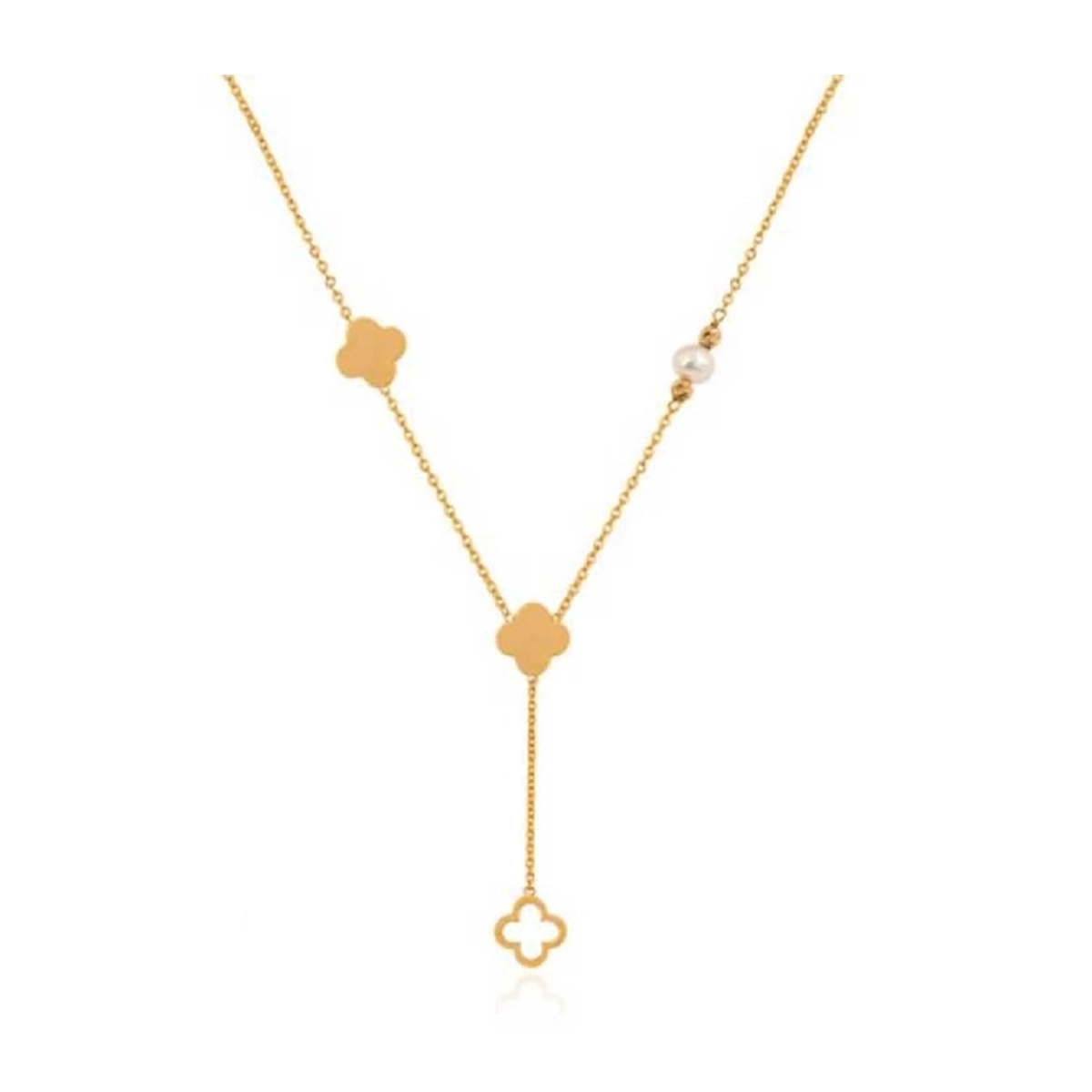 گردنبند طلا 18 عیار اپال گلد مدل ونکلیف 0074-2.50