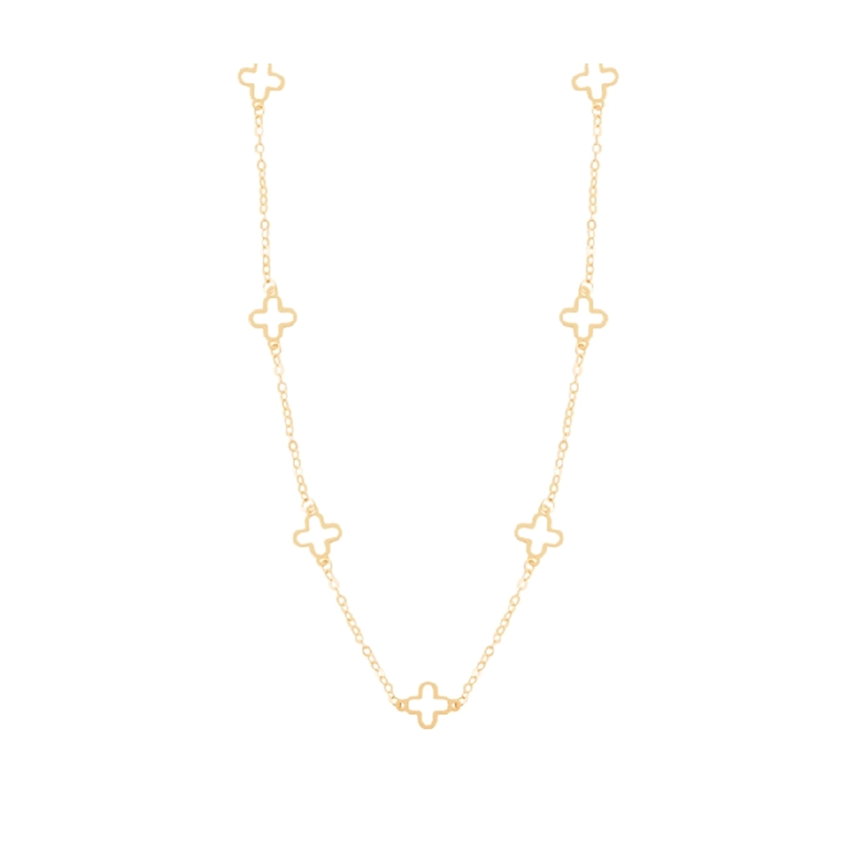 گردنبند طلا 18 عیار اپال گلد مدل ونکلیف توخالی 004-1.25