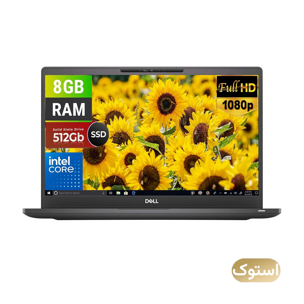 لپ تاپ استوک Open Box - دل 14 اینچی مدل G9B01F3 7320 i5 1145G7 16GB 256GB - نقره ای