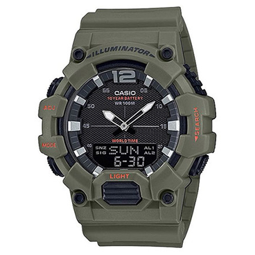 ساعت دیجیتال کاسیو مدل HDC-700-3A2VDF-سبز