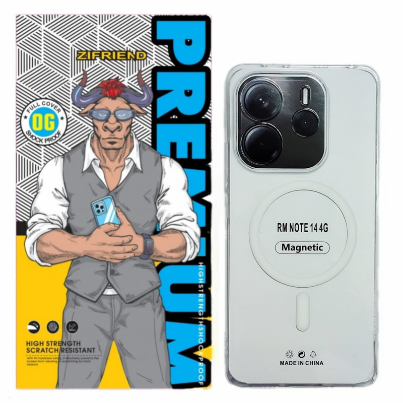 کاور زیفرند مدل Super Crystal Magsafe مناسب برای گوشی موبایل شیائومی Redmi Note 14 4G کاور زیفرند مدل Super Crystal Magsafe مناسب برای گوشی موبایل شیائومی Redmi Note 14 4G