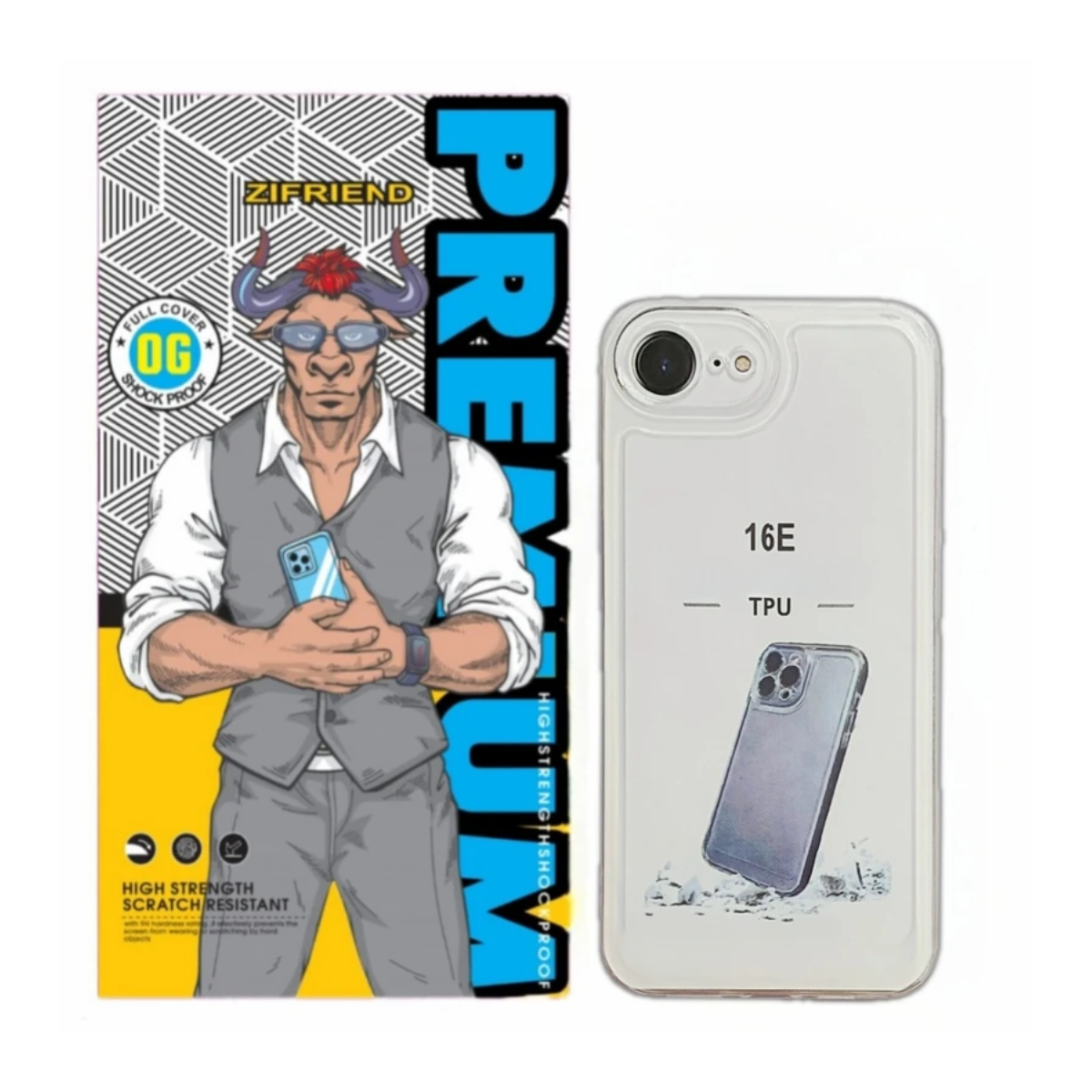 کاور زیفرند مدل ژله ای محافظ لنز دار مناسب برای گوشی موبایل اپل iPhone 16e