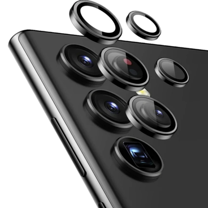 محافظ لنز دوربین شیشه ای اوجی مدل Crystal Shield مناسب برای گوشی موبایل سامسونگ Galaxy S24 Ultra-مشکی محافظ لنز دوربین شیشه ای اوجی مدل Crystal Shield مناسب برای گوشی موبایل سامسونگ Galaxy S24 Ultra-مشکی