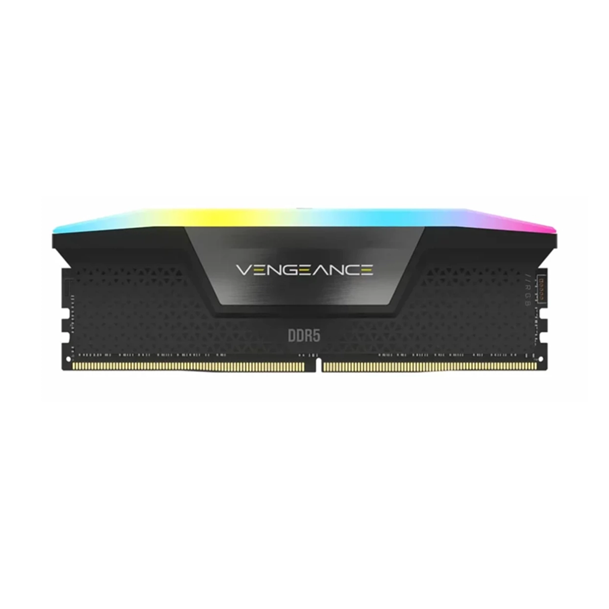 رم کامپیوتر DDR5 تک کاناله 5600 مگاهرتز CL40 کورسیر مدل VENGEANCE RGB ظرفیت 16 گیگابایت