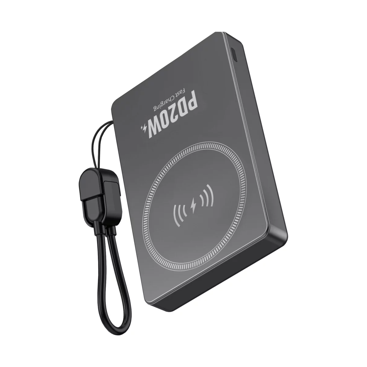 پاوربانک نوکسو مدل PN-P-6 ظرفیت 10000 میلی آمپر ساعت-خاکستری