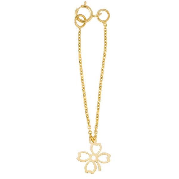 آویز ساعت طلا 18 عیار زنانه شمیم گلد گالری طرح گل کد SG460