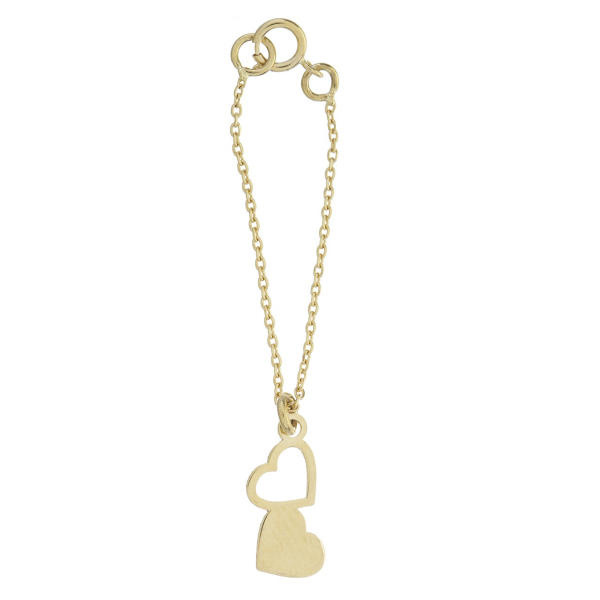 آویز ساعت طلا 18 عیار زنانه شمیم گلد گالری طرح قلب کد SG522