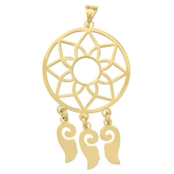 آویز گردنبند طلا 18 عیار شمیم گلد گالری طرح ستاره کد SG251