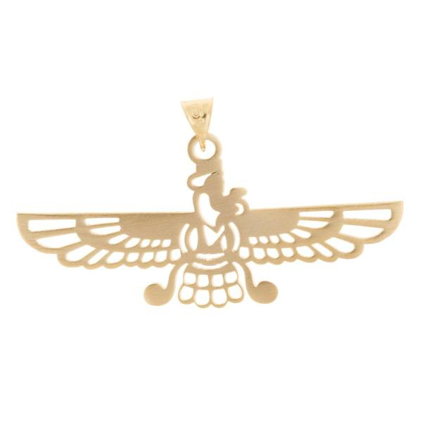 آویز گردنبند طلا 18 عیار شمیم گلد گالری مدل N077