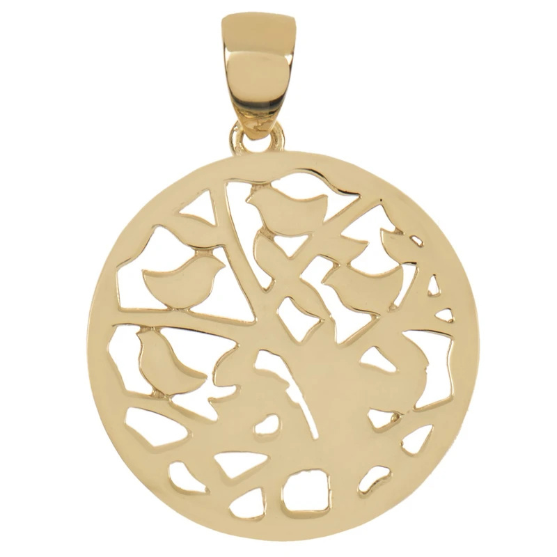 آویز گردنبند طلا 18 عیار شمیم گلد گالری کد SG297 آویز گردنبند طلا 18 عیار شمیم گلد گالری کد SG297