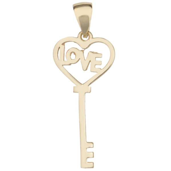 آویز گردنبند طلا 18 عیار شمیم گلد گالری مدل 1078