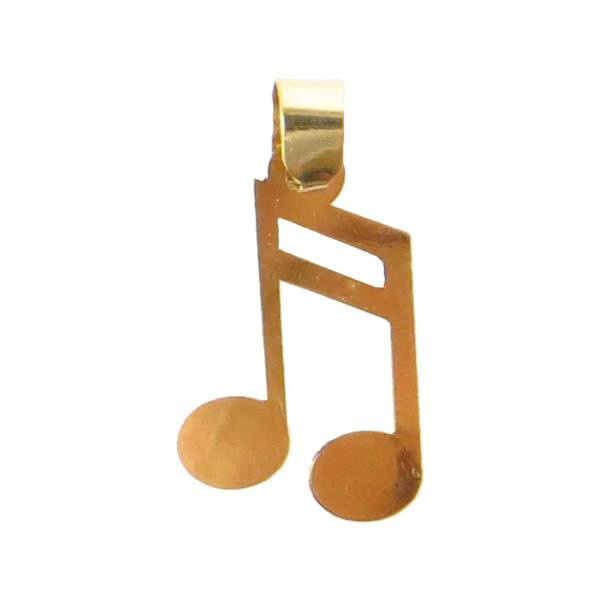 آویز گردنبند طلا 18 عیار شمیم گلد گالری مدل NZ-121-PL