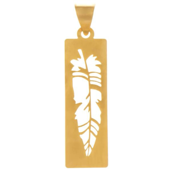 آویز گردنبند طلا 18 عیار شمیم گلد گالری مدل R144