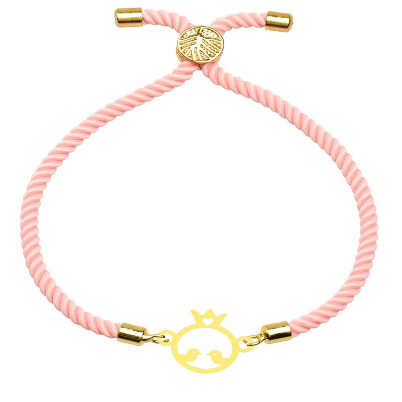 دستبند طلا 18 عیار زنانه شمیم گلد گالری مدل M27