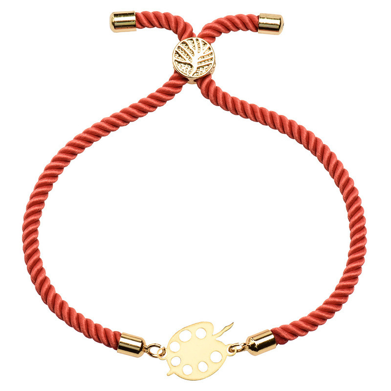 دستبند طلا 18 عیار زنانه شمیم گلد گالری مدل M25