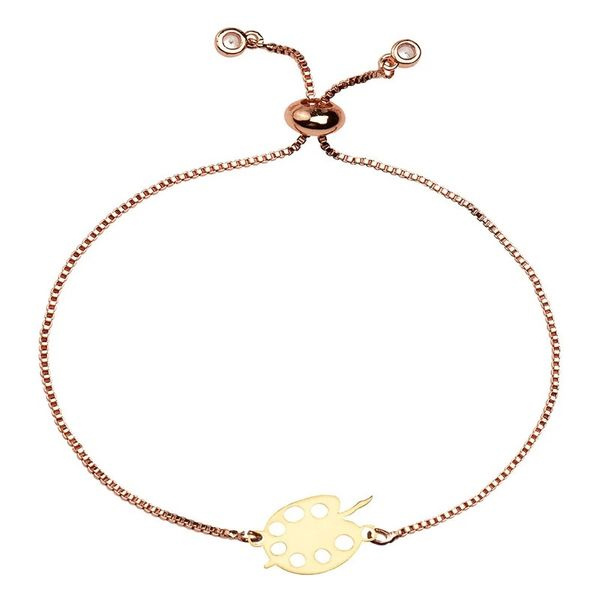 دستبند طلا 18 عیار زنانه شمیم گلد گالری مدل M62