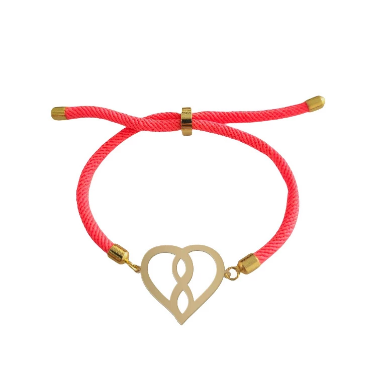 دستبند طلا ۱۸ عیار زنانه شمیم گلد گالری کد P414-0.10