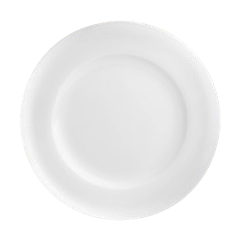 بشقاب غذاخوری چینی زرین ایران مدل ایتالیا اف 25 درجه سه بسته 6 عددی