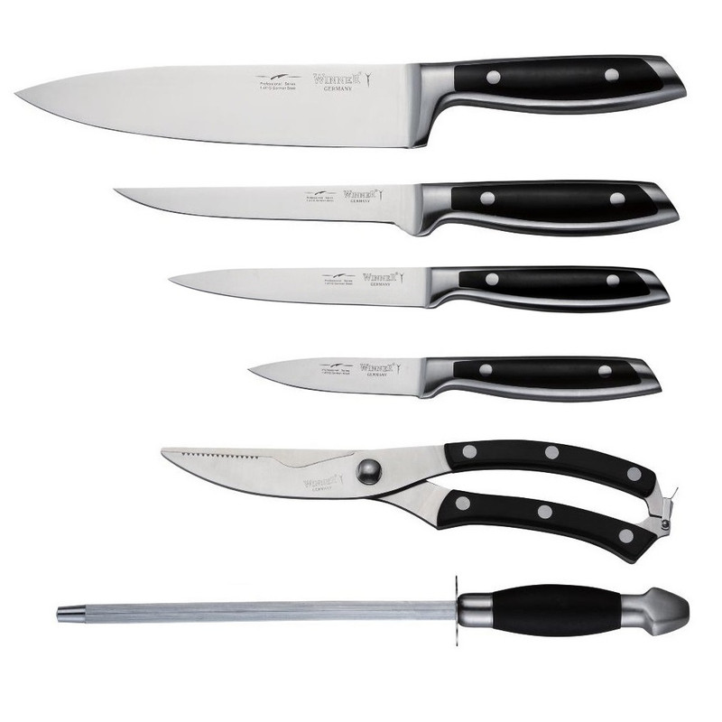 سرویس چاقو آشپزخانه 6 پارچه وینر کد 06 سرویس چاقو آشپزخانه 6 پارچه وینر کد 06