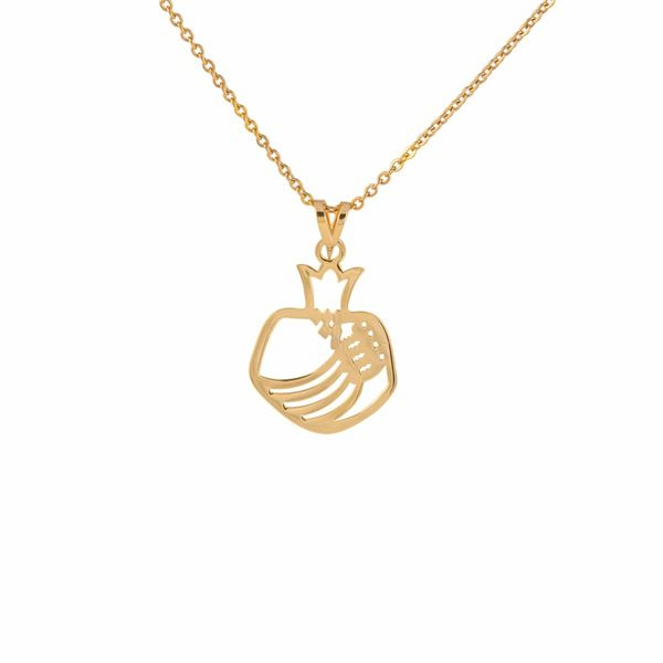 گردنبند طلا 18 عیار زنانه شمیم گلد گالری مدل انار