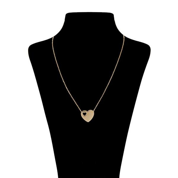 گردنبند طلا 18 عیار شمیم گلد گالری مدل NC58