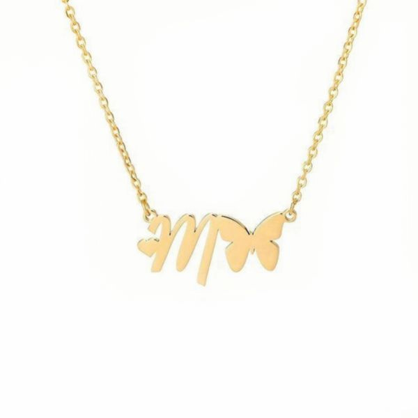 گردنبند طلا 18 عیار زنانه شمیم گلد گالری مدل &nbsp;ام