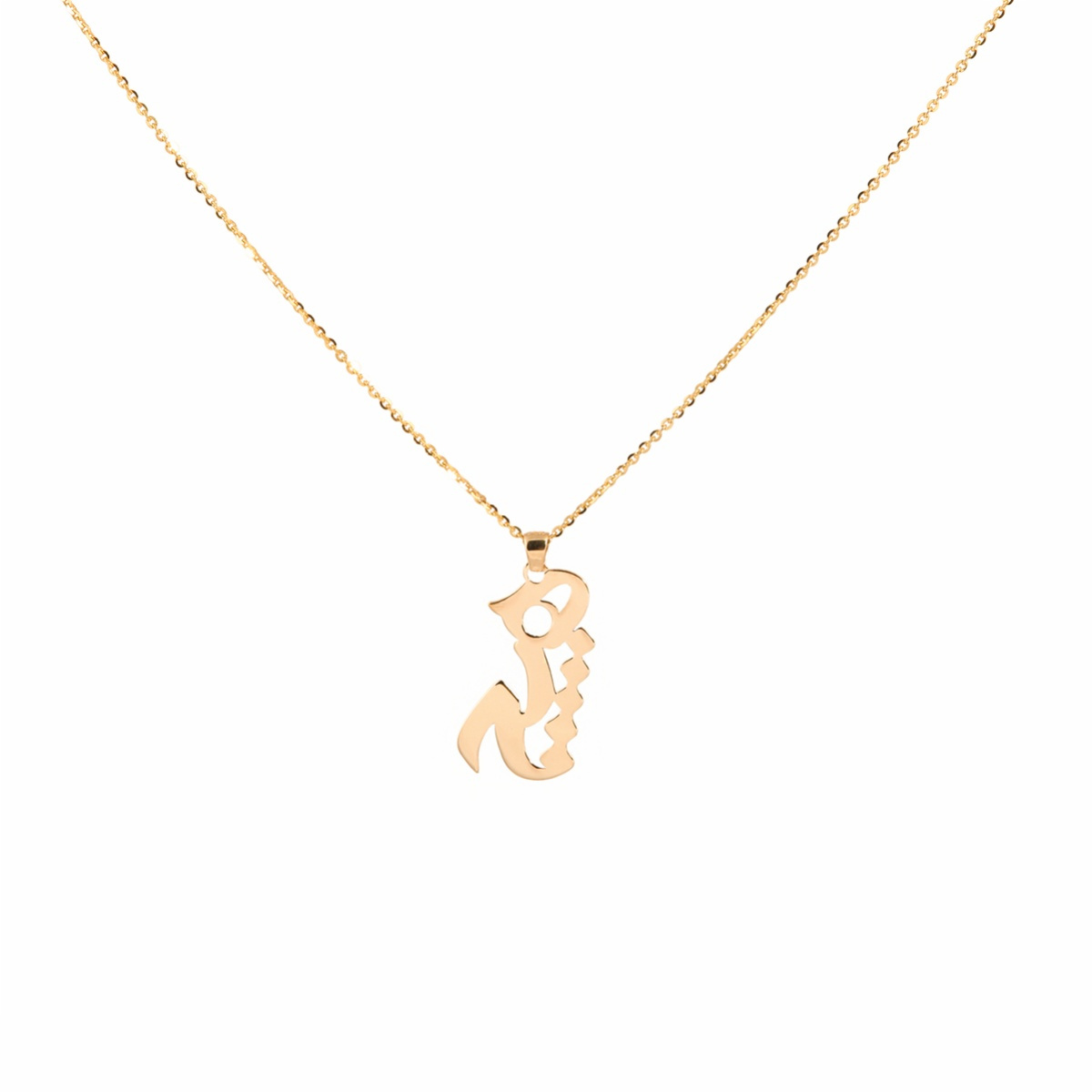 گردنبند طلا 18 عیار زنانه شمیم گلد گالری مدل هیچ