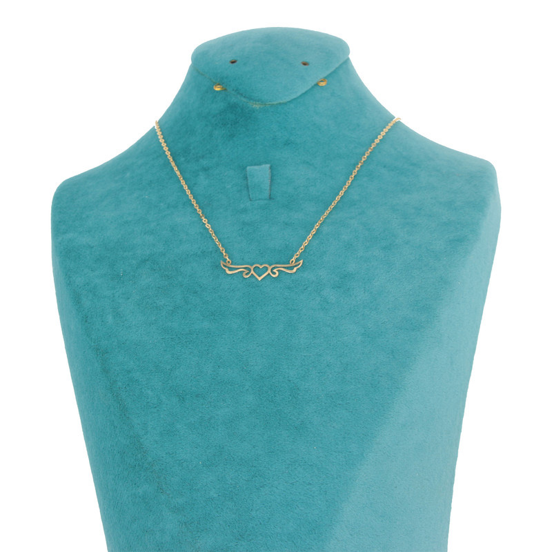 گردنبند طلا 18 عیار زنانه شمیم گلد گالری مدل 06112.1.22