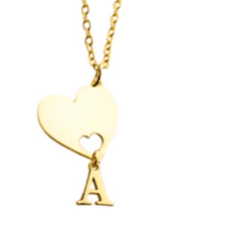 گردنبند طلا 18 زنانه شمیم گلد گالری طرح مینیمال قلب و حرف B کد S-71