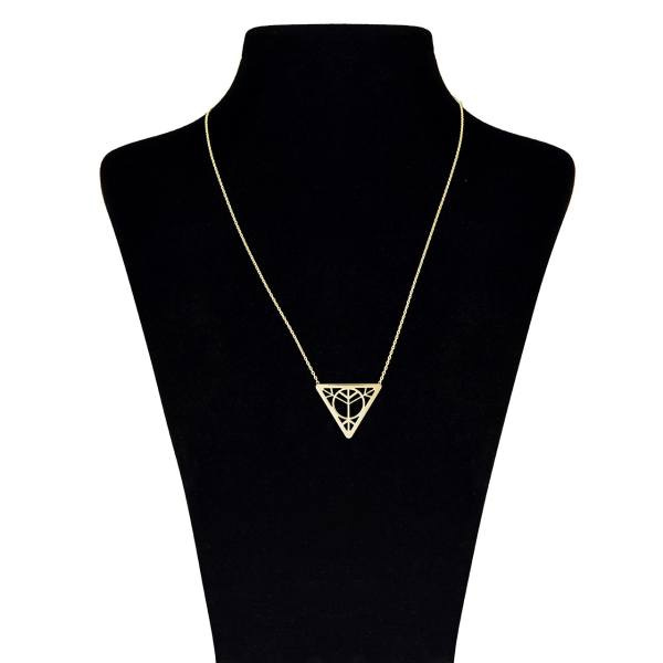 گردنبند طلا 18 عیار شمیم گلد گالری مدل NC73